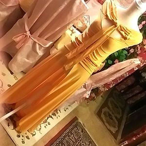 mustard color dress